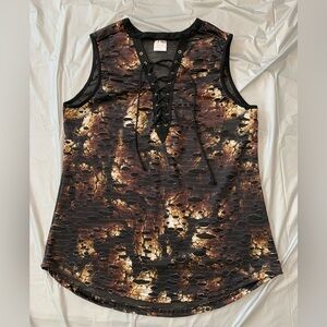 Lida Collection womens L/XL tank top shirt